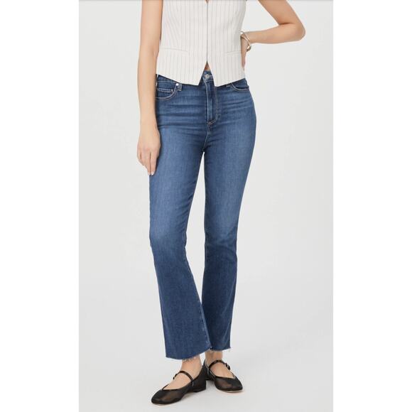 PAIGE Claudine Ankle Flare Jean High Rise in Color Villa Women's sz. 30 - Picture 1 of 12